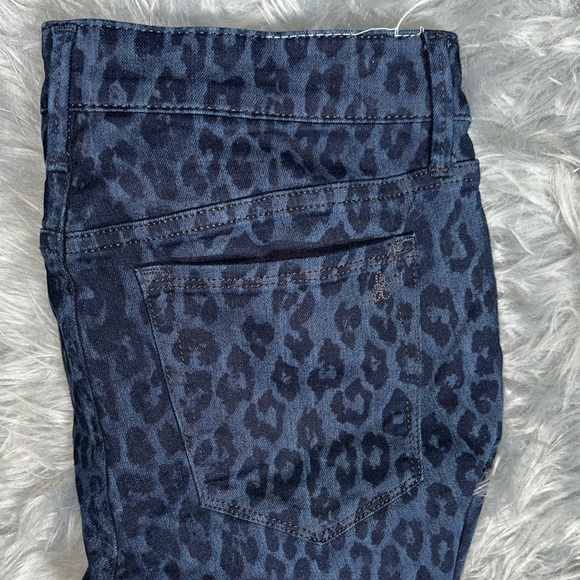 Sam Edelman Dark Blue Leopard Skinny Jeans - Picture 5 of 5